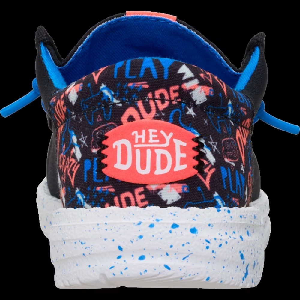 Wally Funk Youth Game On Hey Dude Sneakers - Picture 3 of 6